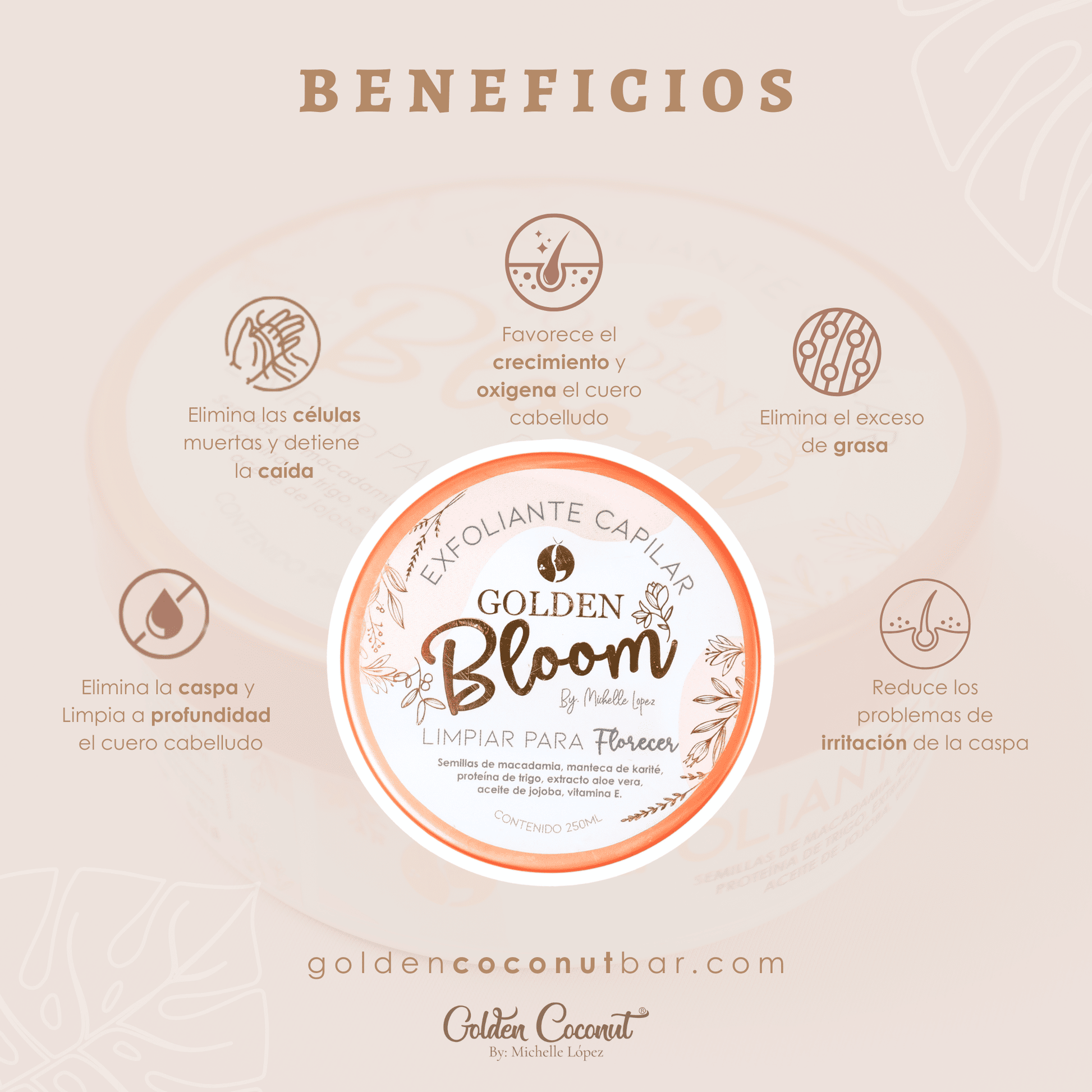 Kit Bye Caspa y Grasa - Golden Coconut