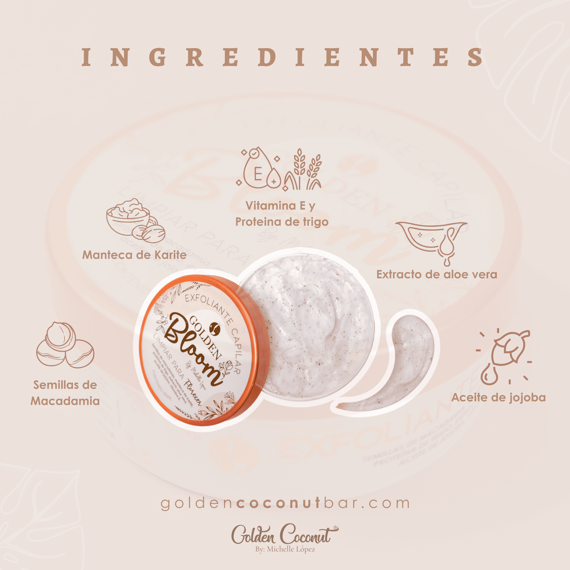 Kit Bye Caspa y Grasa - Golden Coconut